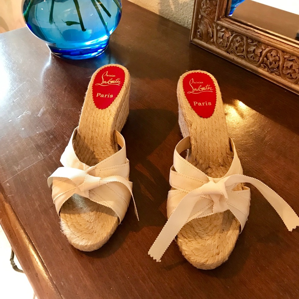 Christian Louboutin Espadrilles Wedges